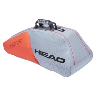 Head Tennis-Racketbag Radical (Schlägertasche, 2 Hauptfächer) grau <b>9R</b>